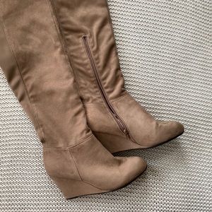 Knee High Suede Boots
